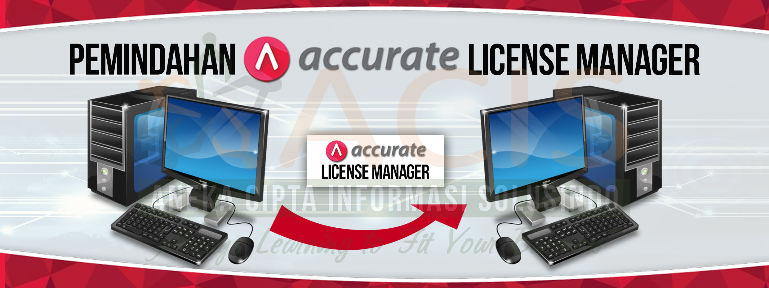 Memindahkan ACCURATE License Manager