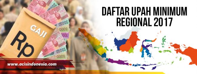Daftar Upah Minimum Regional 2017