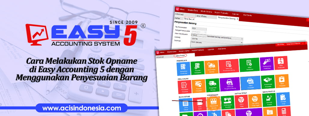 Cara melakukan stok opname di Easy Accounting 5