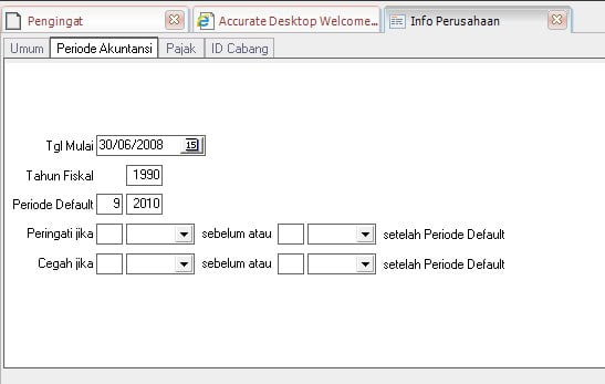 Cara Mengedit Info Perusahaan di Accurate 5