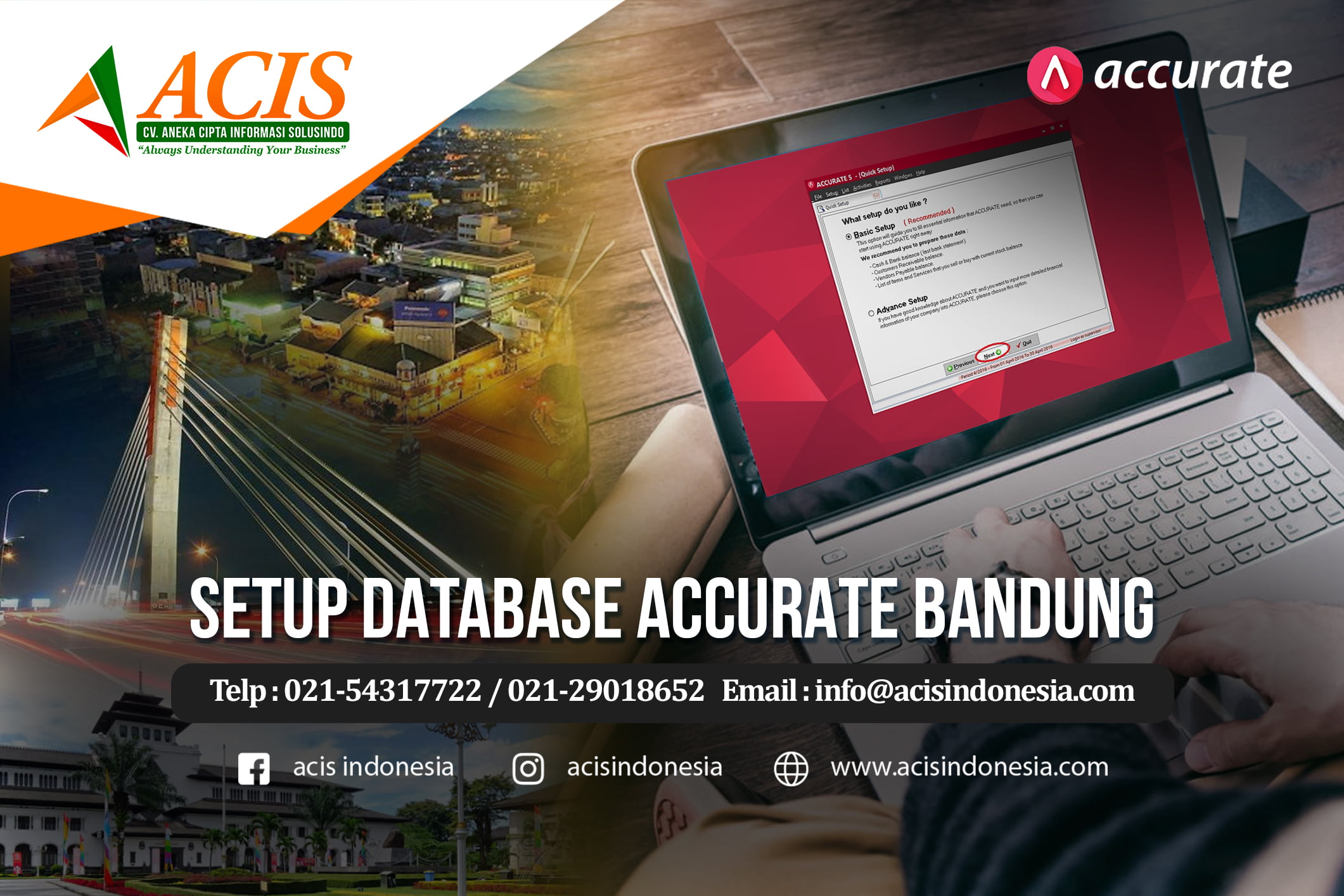 setup database accurate bandung setup database accurate bandung