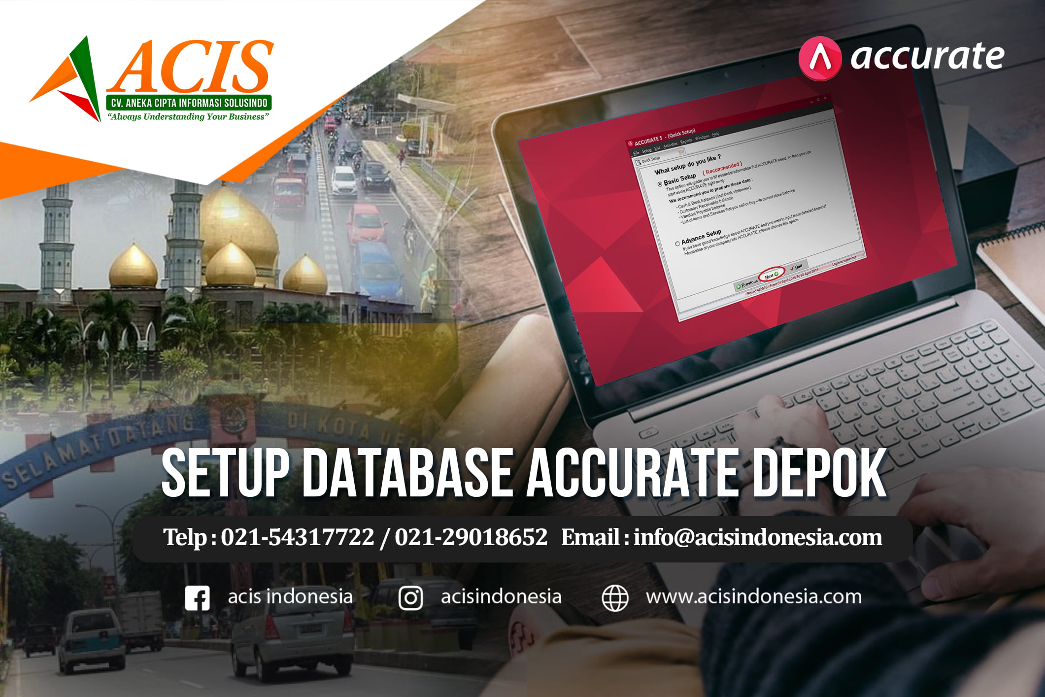 setup database accurate depok setup database accurate depok