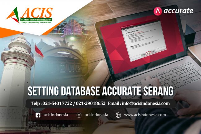 setting database accurate serang