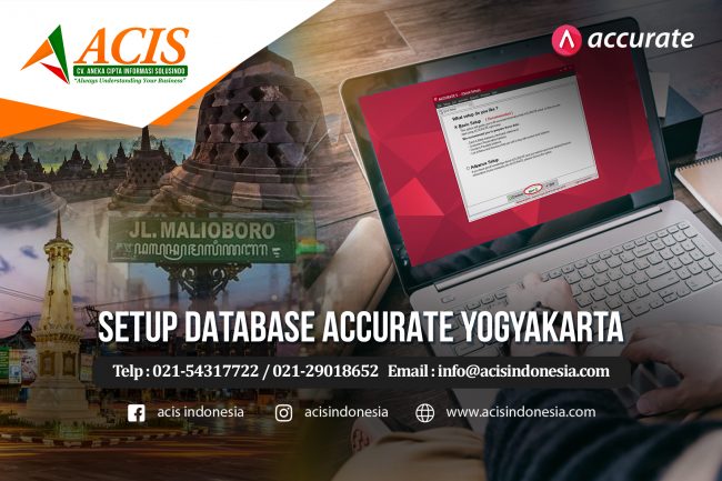 setup database accurate yogyakarta