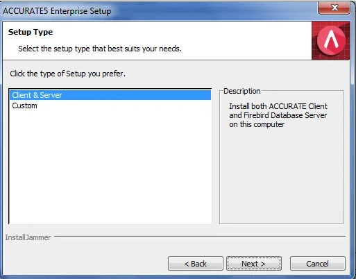 cara install accurate 5