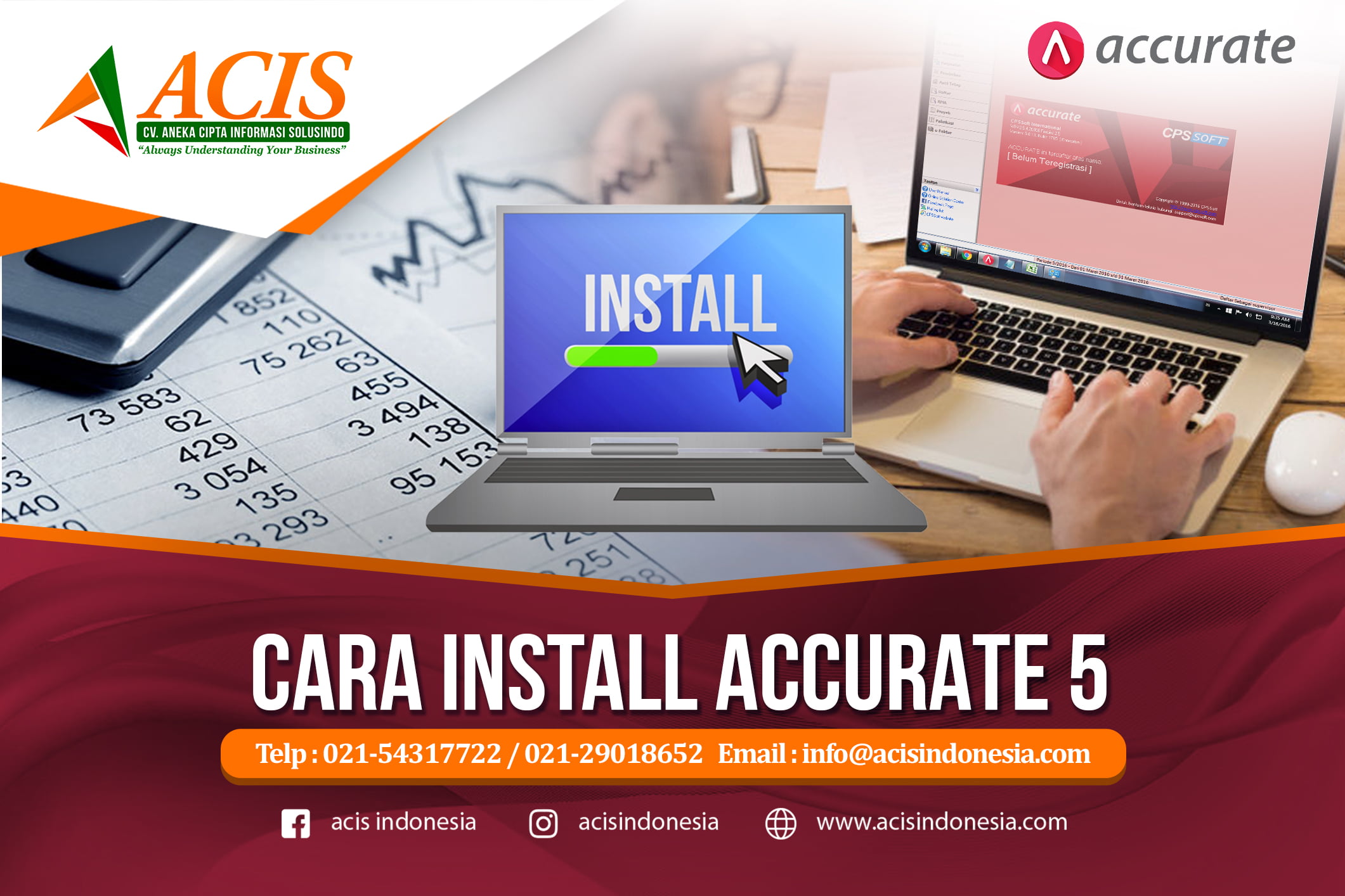 Cara Install Accurate 5