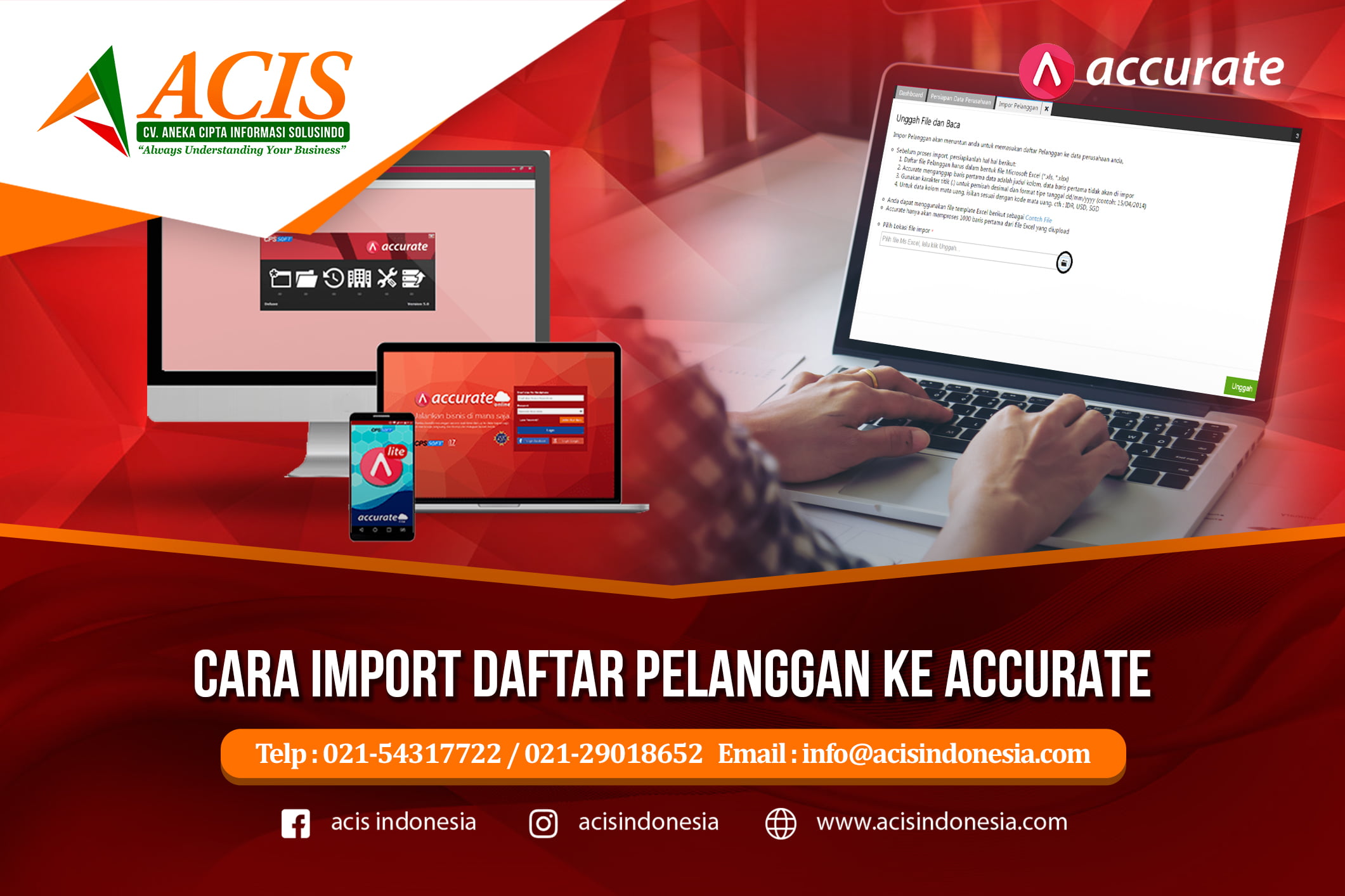 Cara import daftar pelanggan ke accurate