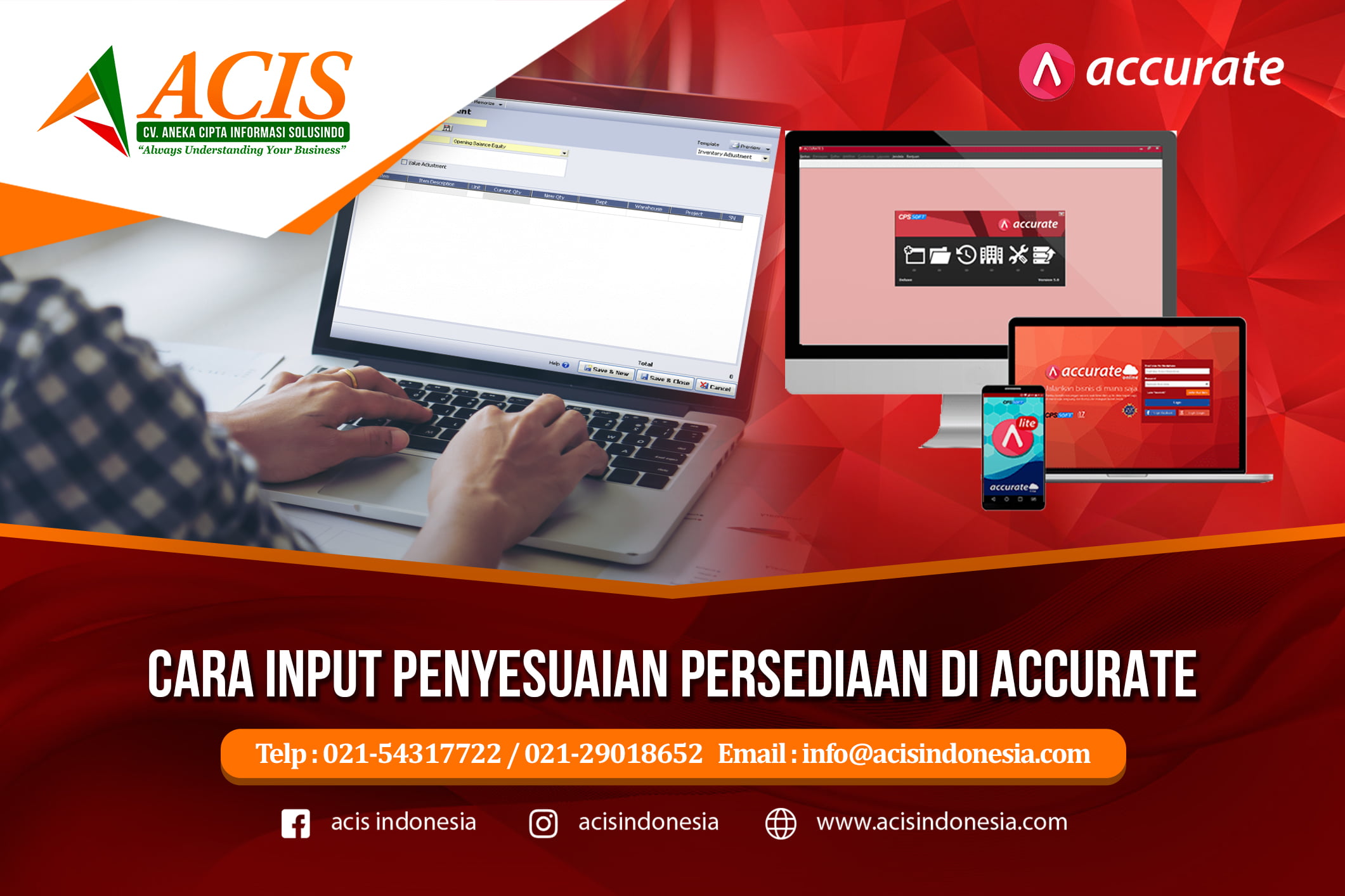 Cara input penyesuaian persediaan di accurate Cara input penyesuaian persediaan di accurate