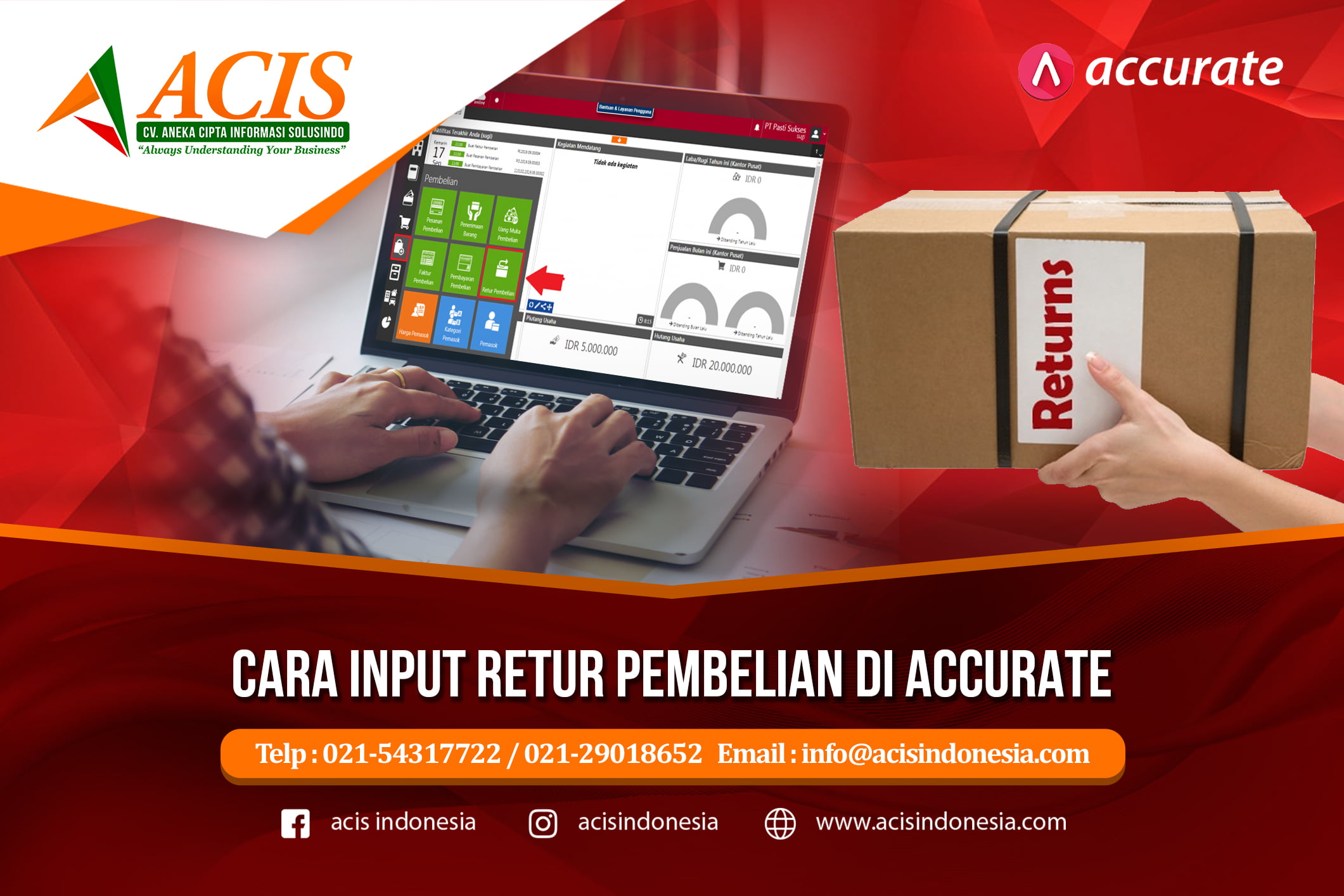 Cara input retur pembelian di accurate Cara input retur pembelian di accurate