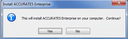 cara install accurate 5