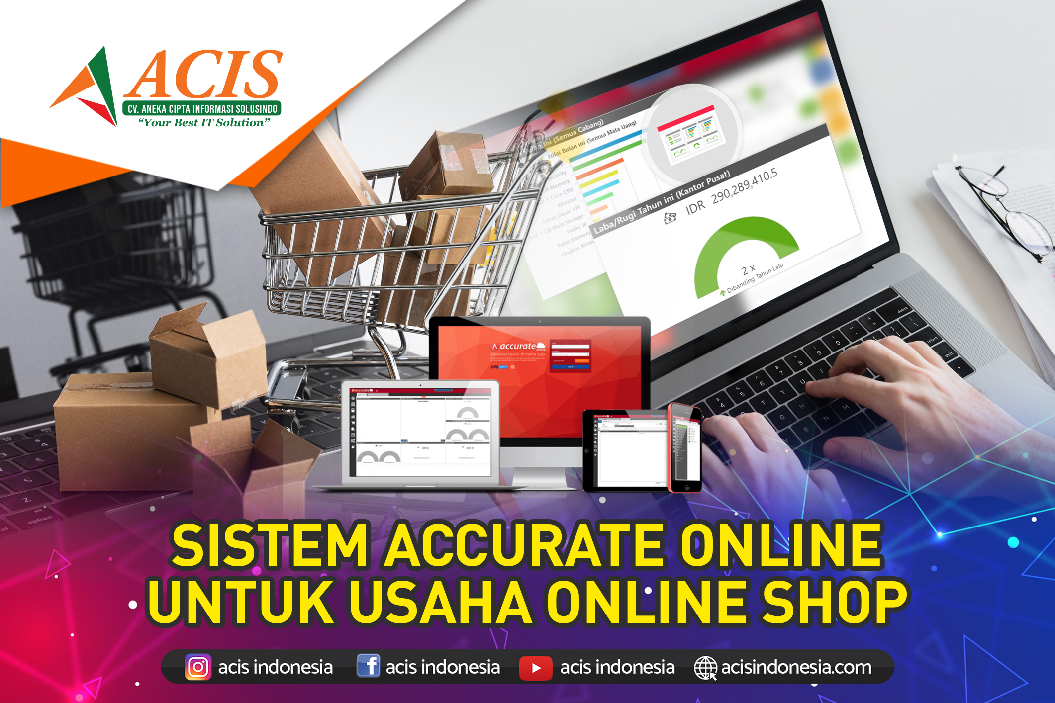 Accurate online untuk usaha online shop
