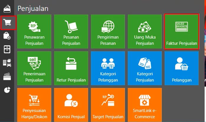 Cara memotong sales invoice menggunakan DP